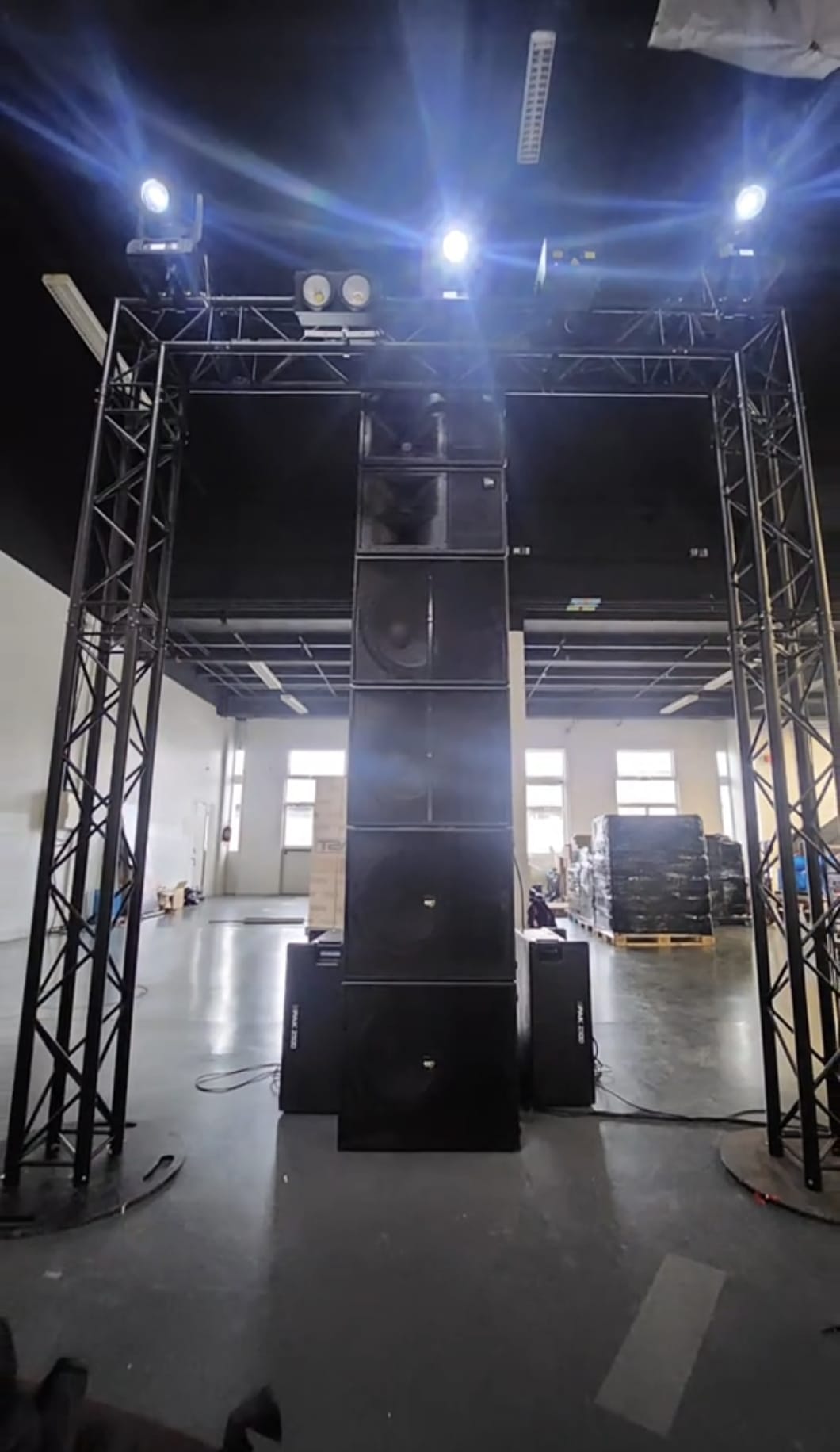 Installation sonorisation KV2 Audio - Line array professionnel